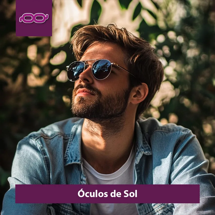 Óculos de sol com proteção UV na Óptica Quaresma